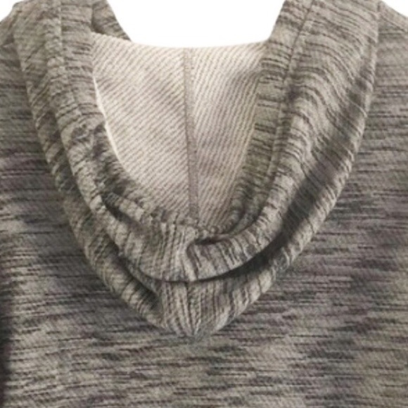 Anthropologie Saturday Sunday Gray Crop Hoodie Small - Picture 6 of 11